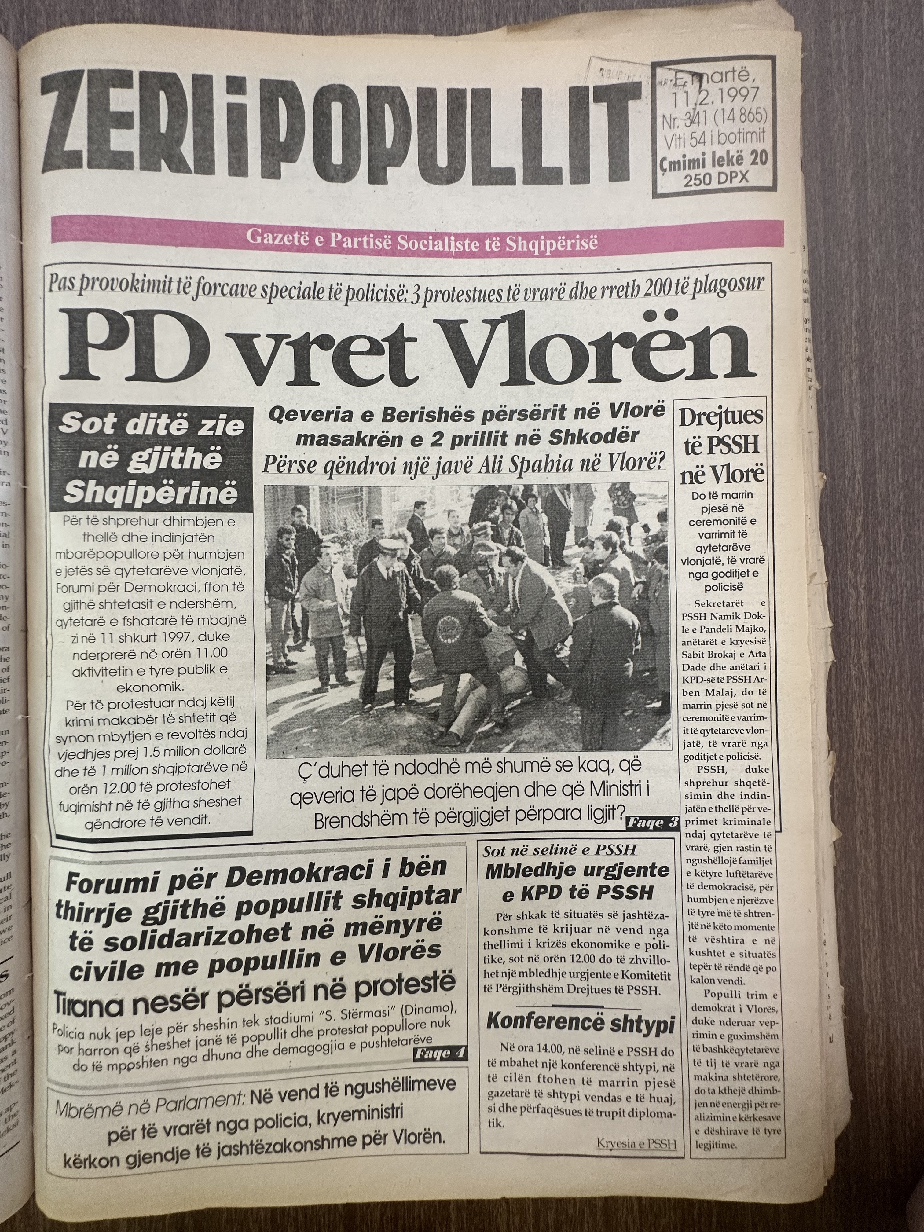 Zëri i Popullit 1997-02-11